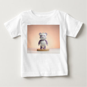 デザインパンダ ビニール製おもちゃ 磁器調仕上げ ベビーTシャツ