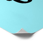 デザインパーソナライズされたギフトポスターカスタム ポスター (角)