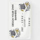 デザインパーティー向けのバナー、ET 横断幕 (縦)