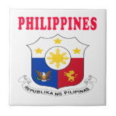 デザインフィリピンの紋章付き外衣 タイル (正面)