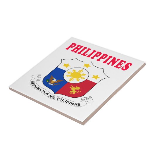 デザインフィリピンの紋章付き外衣 タイル (側面)