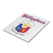 デザインフィリピンの紋章付き外衣 タイル (側面)