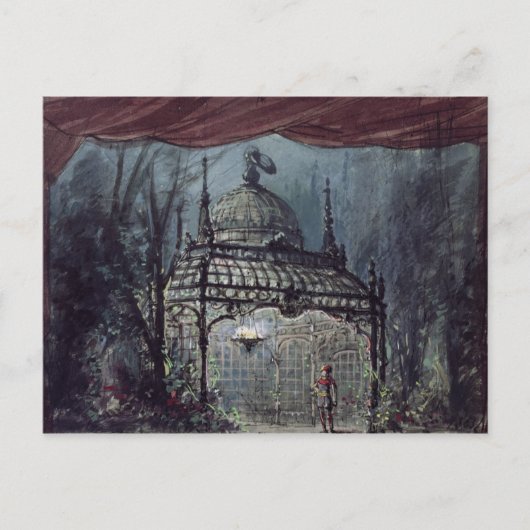 'デザインフルート'の魔法を設定 ポストカード (正面)