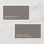 デザインプエレガントライ頭が切れるトレンディーブラウンラグジュアリー 名刺 (正面/裏面)