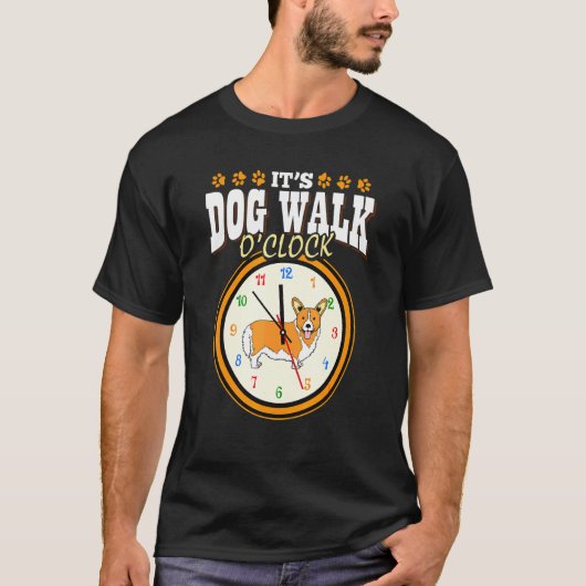 デザインペンブロークウェルシュコーギー Tシャツ (正面)
