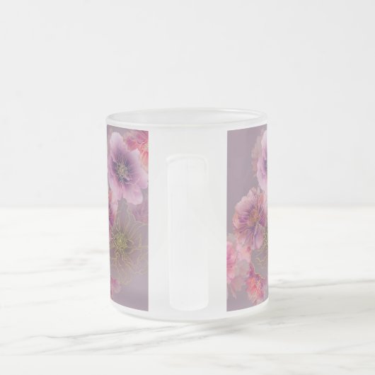 デザインマググ フロストグラスマグカップ (ハンドル)