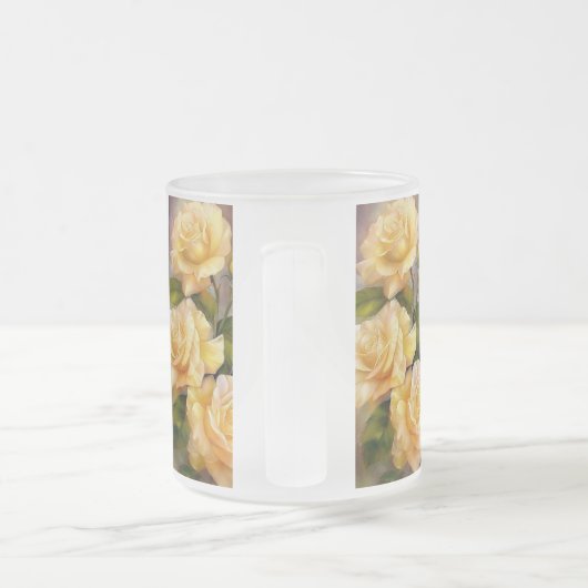 デザインマググ フロストグラスマグカップ (ハンドル)