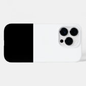 デザインミニマル白黒フレームIphoneケース Case-Mate iPhoneケース (裏面 (横))