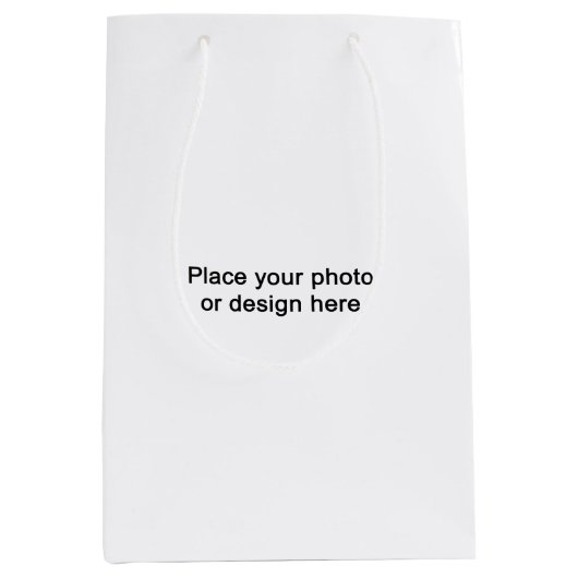 デザインメディアの追加抱き枕 ミディアムペーパーバッグ (正面)