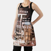 デザインモダンフェスティバルワインテーマ エプロン (インサイチュ)