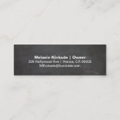 デザインモダン黒板 スキニー名刺 (裏面)