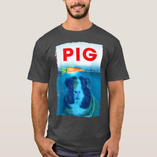 デザインモルモットVintag映画ラブアニマルアート Tシャツ