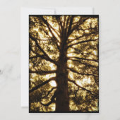 デザインユアカウントリー招待状テンプレートツリー 招待状 (裏面)