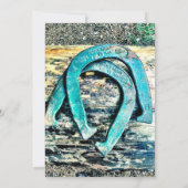 デザインユアカウントリー招待状HorseShoes 招待状 (裏面)