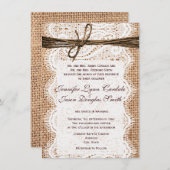 デザインユアカントリー素朴ウエディング招待状 招待状 (正面/裏面)