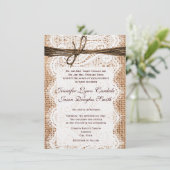 デザインユアカントリー素朴ウエディング招待状 招待状 (スタンド正面)