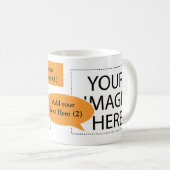 デザインユアーカスタムマグスピーチバブル コーヒーマグカップ (正面右)