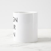 デザインユカスタムアパーソナライズされたジャンボマグ ジャンボコーヒーマグカップ (正面)