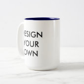 デザインユカスタムーザーパーソナライズされた独自の2トーンマグ ツートーンマグカップ (正面左)