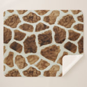 デザインユニークカスタムシャーパスロー シェルパブランケット (正面(横))