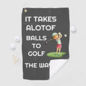 デザインユーカスタム自身のゴルフタオル ゴルフタオル (インサイチュ)