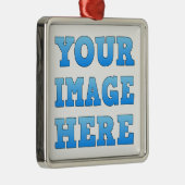 デザインユーザープレミアムスクエアオーナメント メタルオーナメント (右)