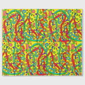 デザインラッピングカラフル紙バイタマラディアズアート ラッピングペーパー (フラット)