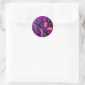 デザインリーフバタフライ ラウンドシール (バッグ)