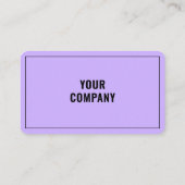 デザインロゴ付き独自の2色名刺 名刺 (裏面)