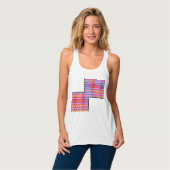 デザイン付きタンク タンクトップ (正面フル)