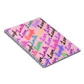 デザイン付きノート鮮やか。 ノートブック (右側)