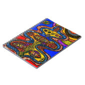 デザイン付き記事のユニーク日記 ノートブック (左側)