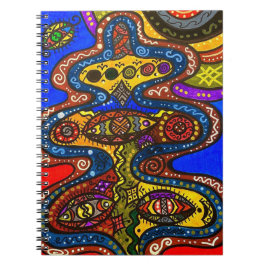 デザイン付き記事のユニーク日記 ノートブック