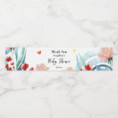 デザイン付き飲食物ラベルセット ペットボトルラベル (シングルラベル)