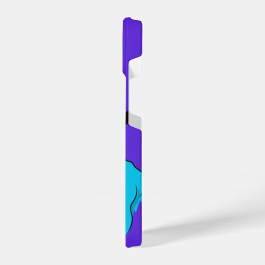 デザイン付きiphoneカバユニークー iPhoneケース (左側面)