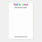 デザイン会社のロゴPost-it®ノートの例 ポストイット (正面)