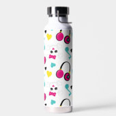 デザイン保:-)ウォーターボトル(22 oz) ウォーターボトル (左面)