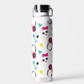 デザイン保:-)ウォーターボトル(22 oz) ウォーターボトル (背面)