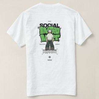デザイン入りホワイトTシャツ Tシャツ