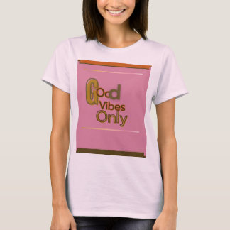 デザイン入り女性用ハーフスリーブTシャツ Tシャツ