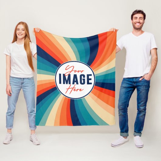 デザイン写真を使用して独自の写真をカスタム作成 フリースブランケット (インサイチュ)