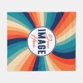 デザイン写真を使用して独自の写真をカスタム作成 フリースブランケット (正面(横))