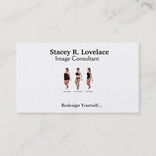 デザイン変更あなた自身の名刺 予約カード (正面)