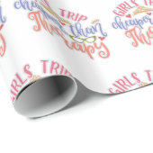 デザイン女おもしろいの子の旅より安いセラピー ラッピングペーパー (ロールコーナー)