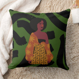 デザイン女性V クッション