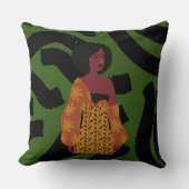 デザイン女性V クッション (正面)