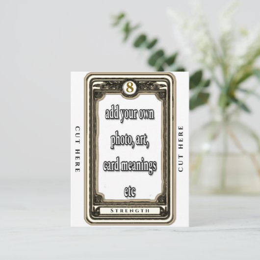 デザイン強度タロットカード ポストカード (スタンド正面)