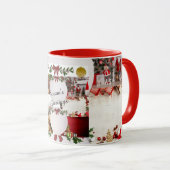 デザイン数々のクリスマスマグ マグカップ (正面右)