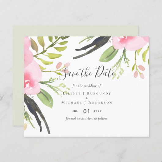 デザイン日付テンプレートの保存グラフィックス予算の追加 (正面/裏面)