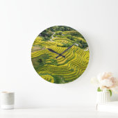 デザイン時芸術的間：家の時モダン計 ラージ壁時計 (ホーム)